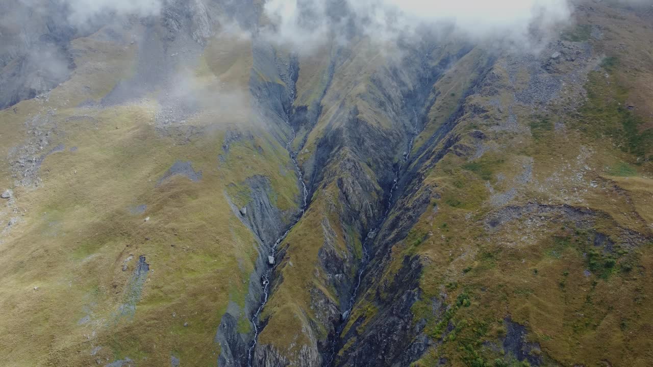 雾山鸟瞰图-雾山视频素材