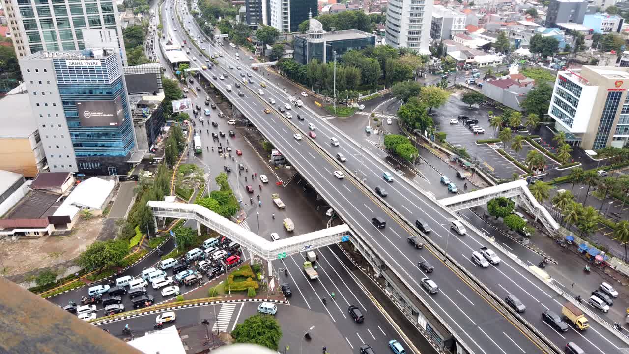 雅加达Timelapse视频素材