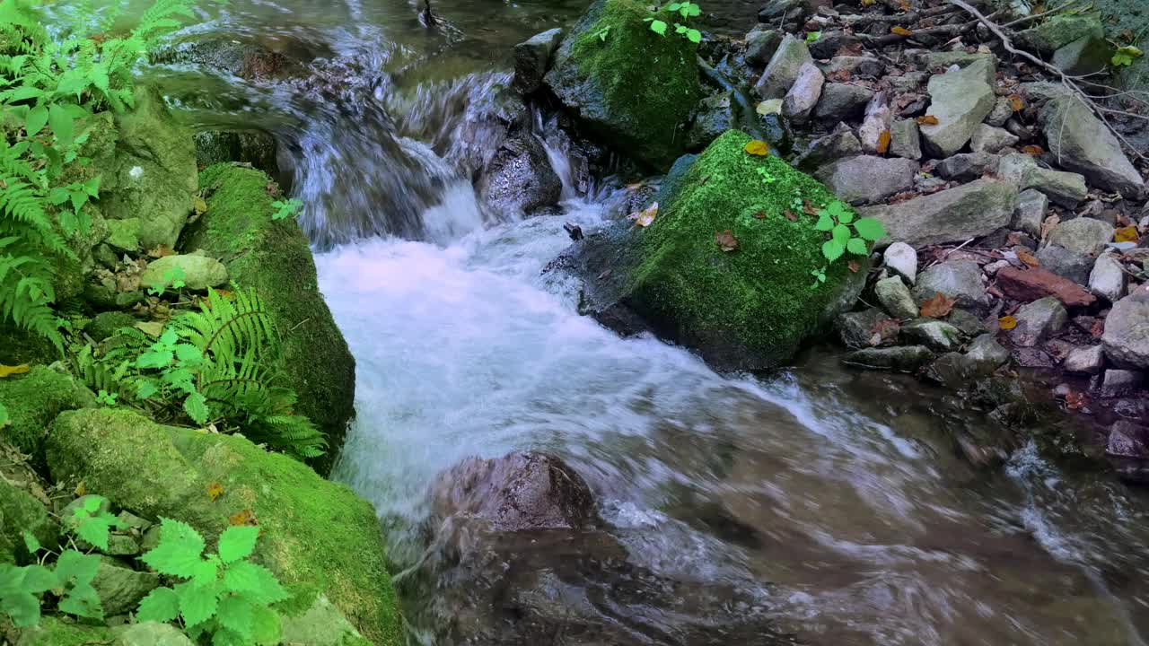 高山流水,日本北海道视频素材