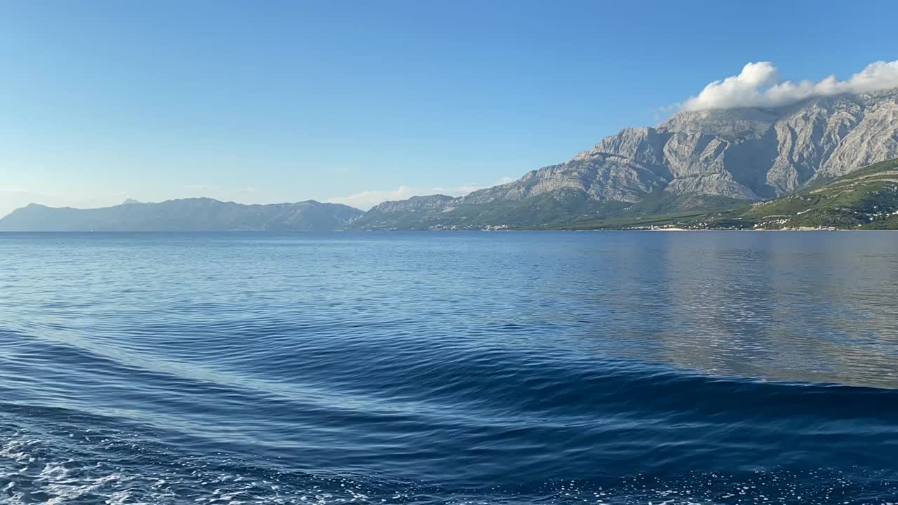 延时坐船旅行视频素材