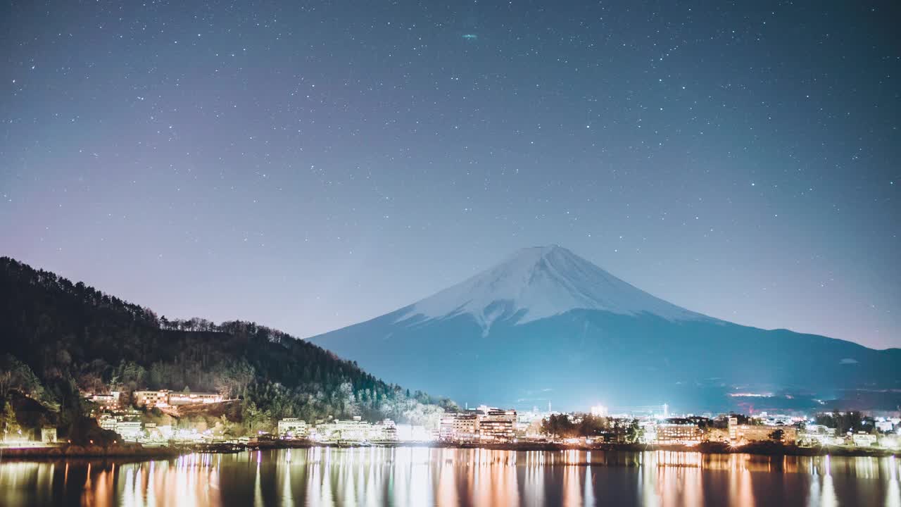 日本富士山视频素材