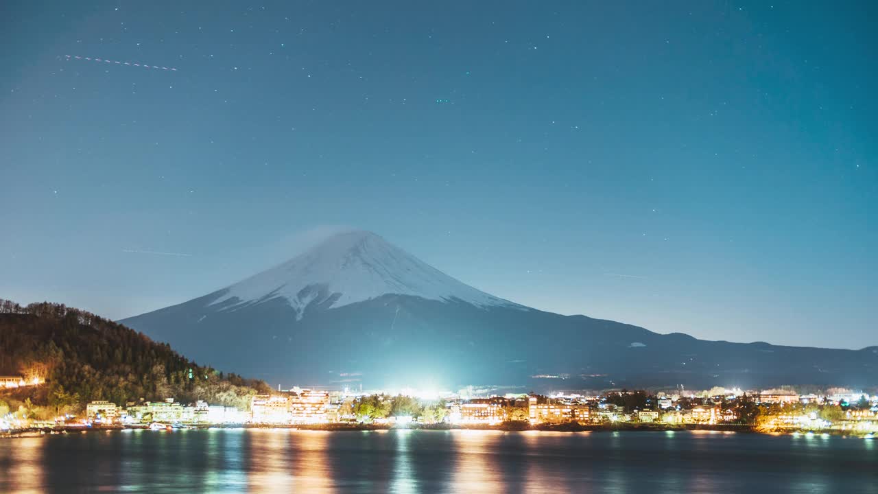 日本富士山视频素材