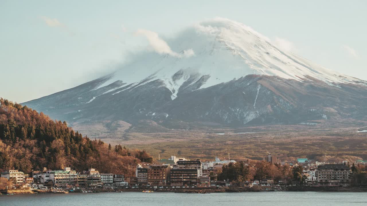 日本富士山视频素材