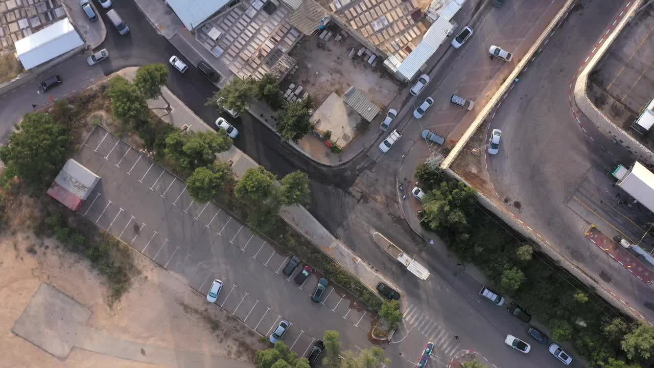 Givat Shaul耶路撒冷最大的墓地，Aerial视频素材