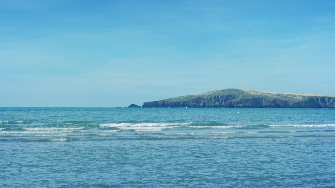 夏季海岸和海洋景观视频素材