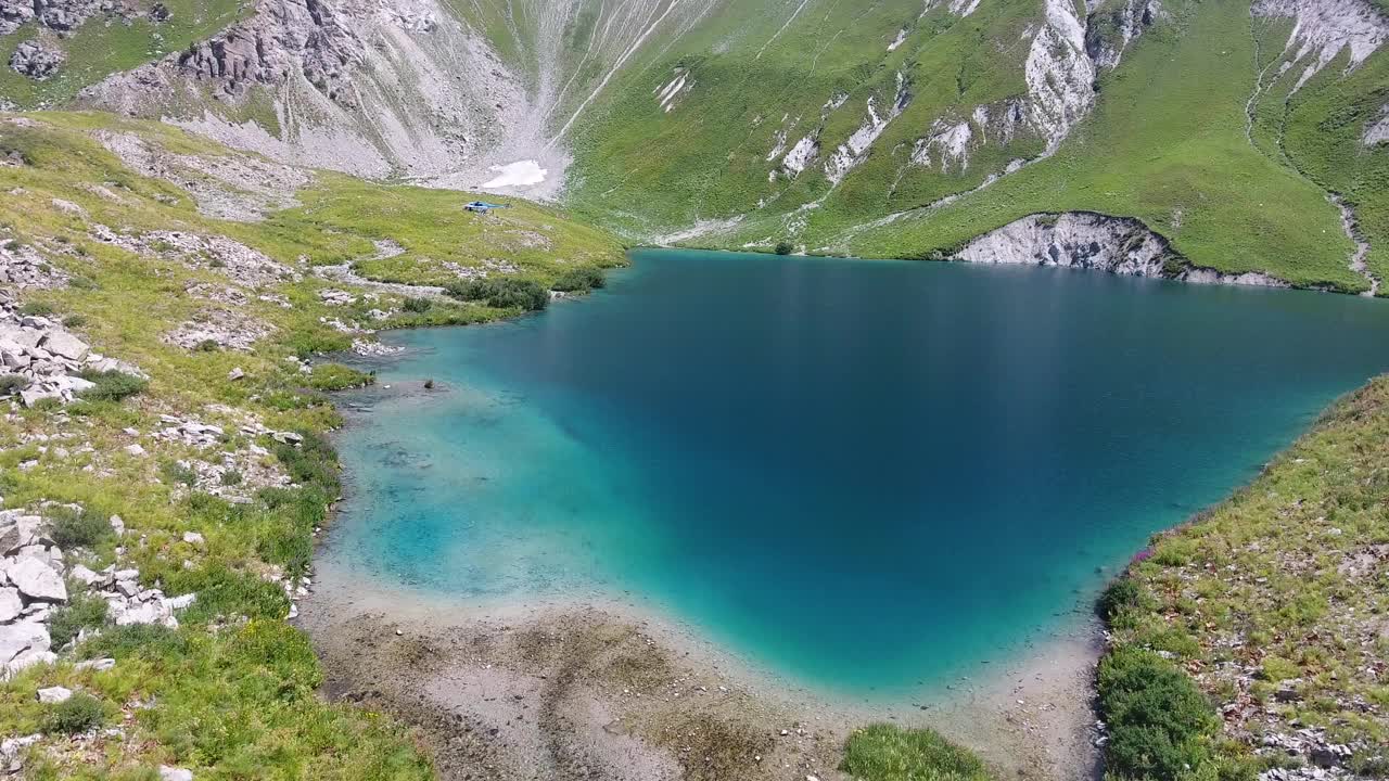 塔什干地区美丽山脉的全景图视频下载