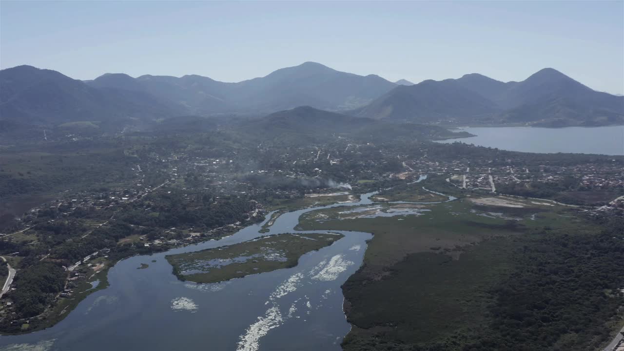 美丽的海滩城市。视频素材