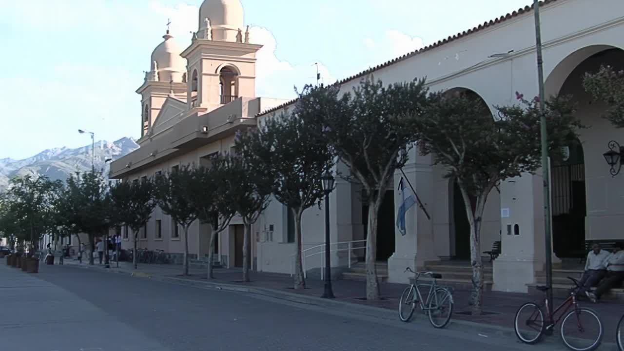 圣母玫瑰大教堂，Cafayate, Salta省，阿根廷。视频素材