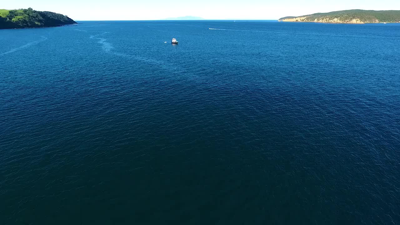 新西兰东海岸鸟瞰图视频素材