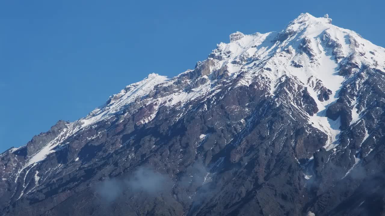 堪察加半岛的科里亚克斯基火山视频素材