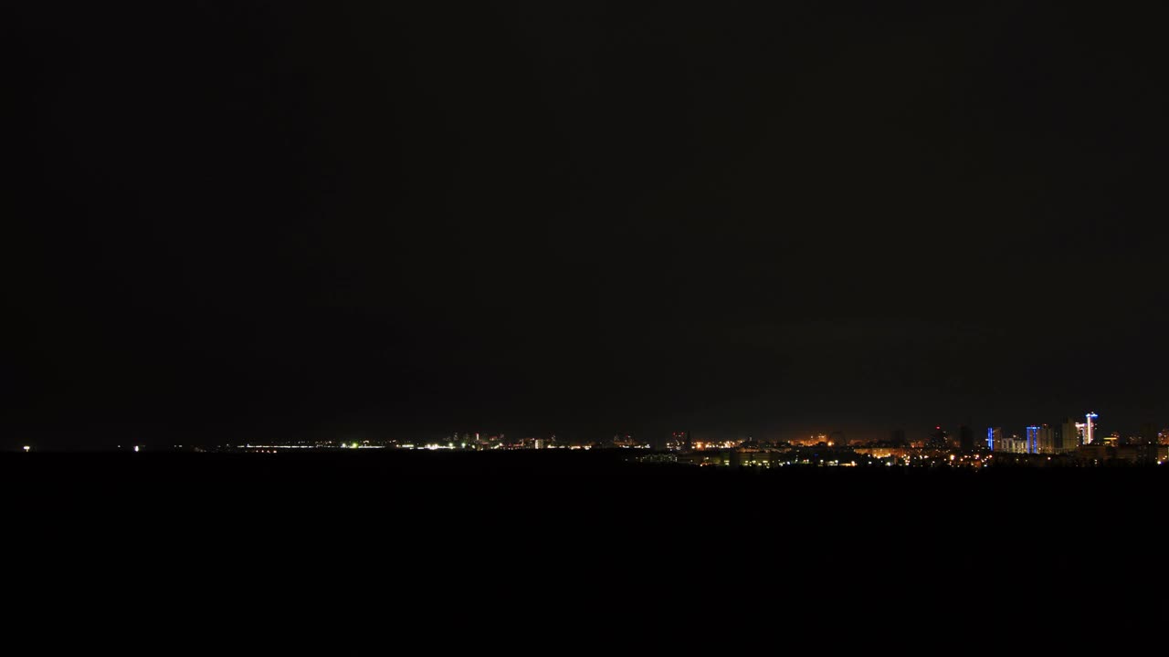 城市雷雨视频素材