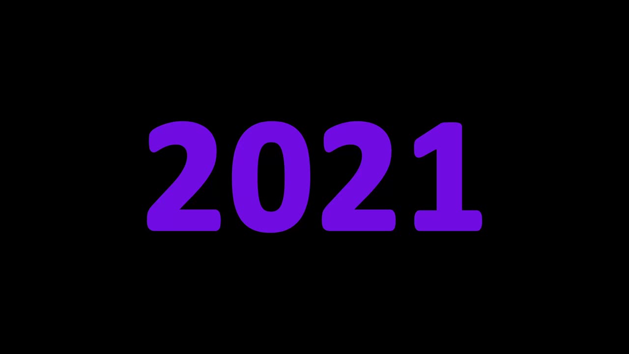 2022年改变2021年4k视频动画。红色背景的2022年新年快乐。新年决心概念。现代文本动画视频素材