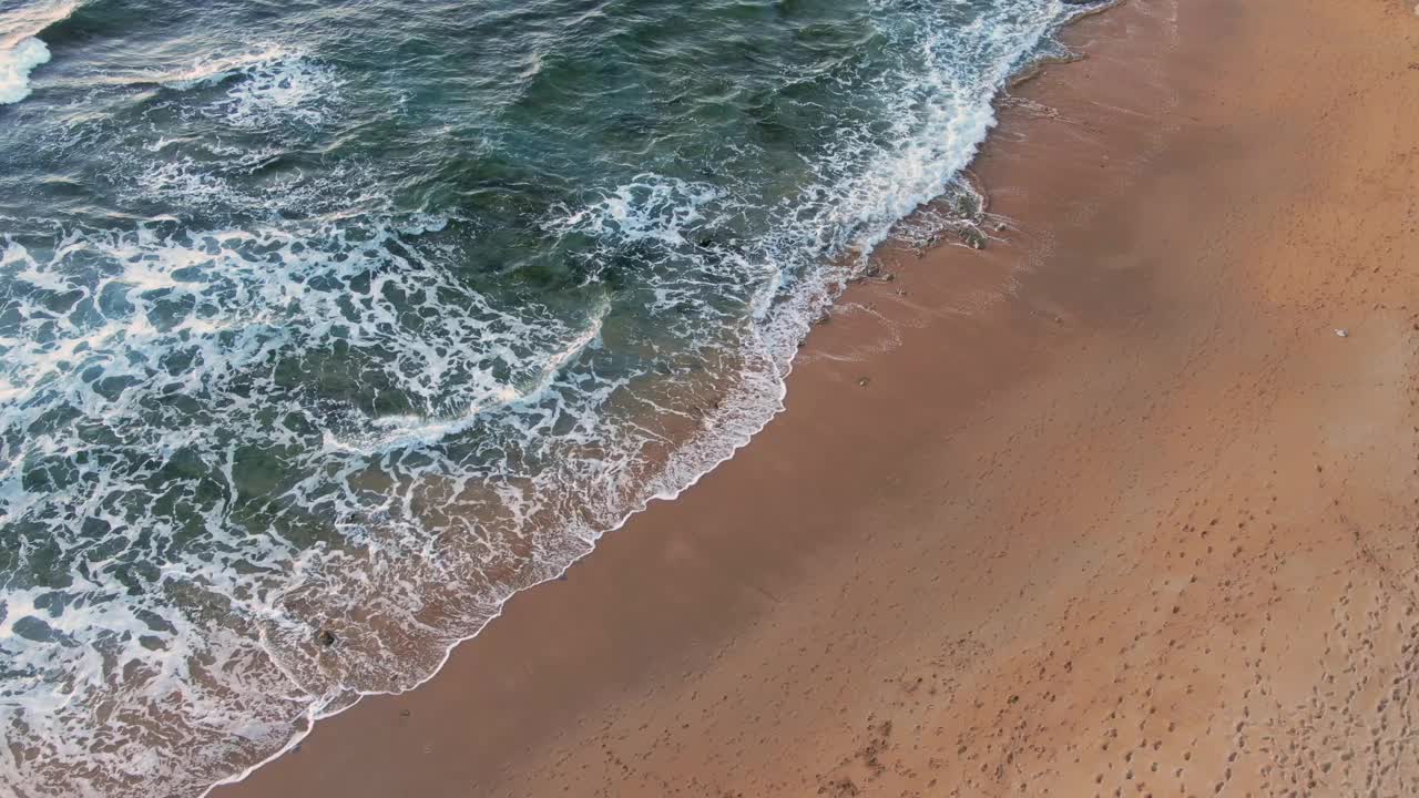 海滩鸟瞰图视频素材