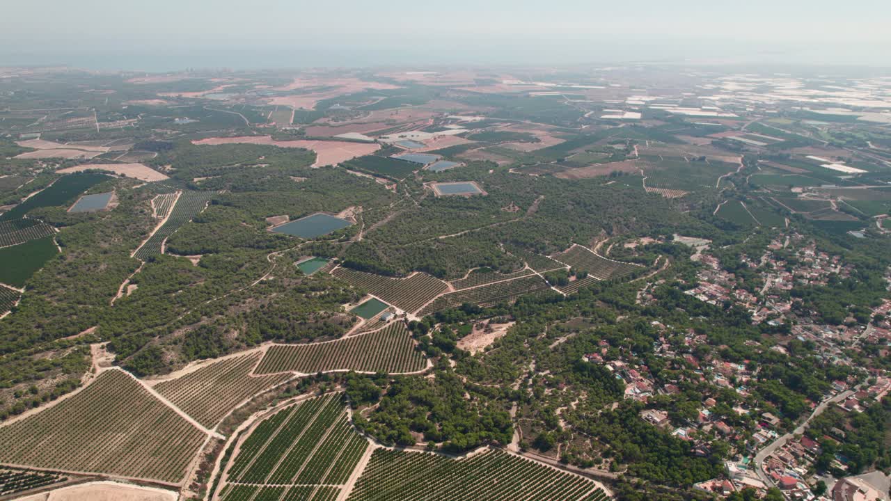 Pinar de Campoverde村，从上面看视频素材