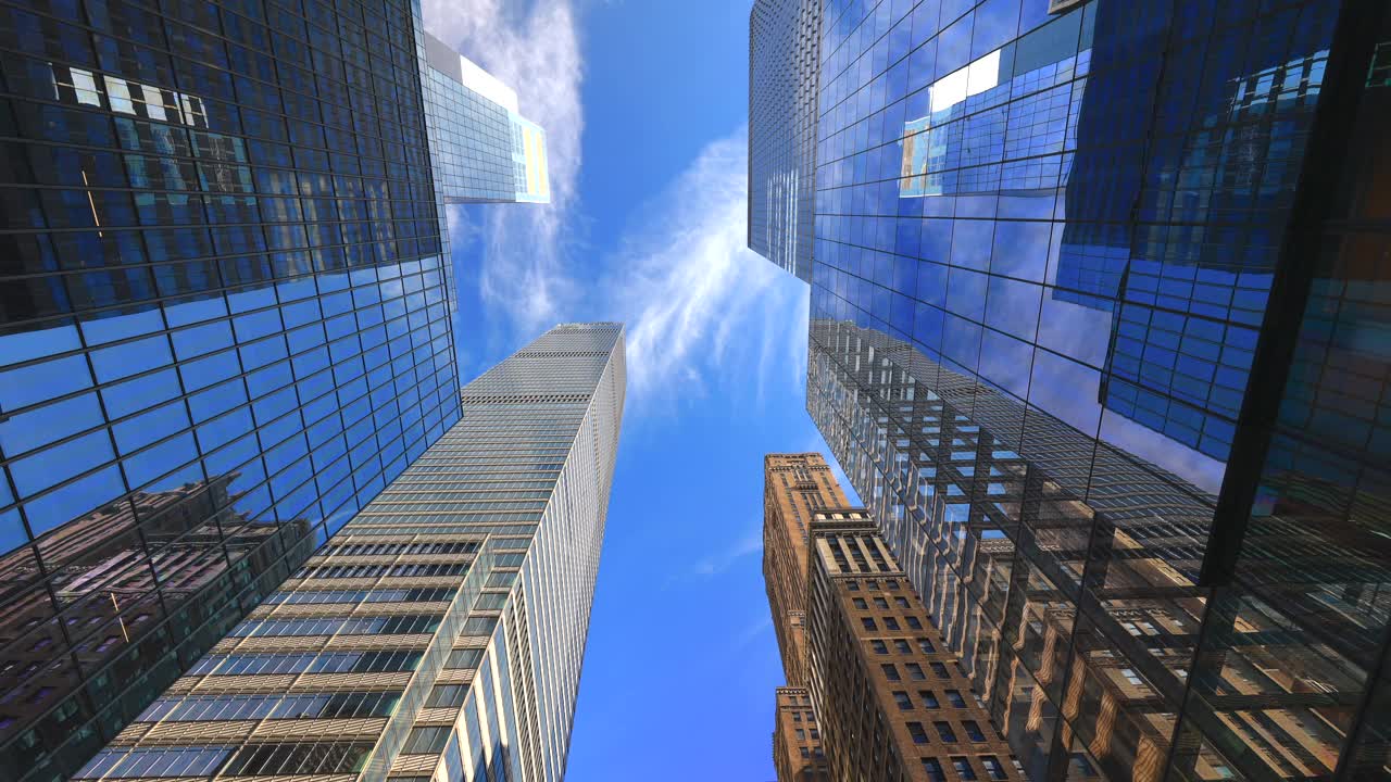 新建的One Vanderbilt Building矗立在纽约市曼哈顿中城视频素材