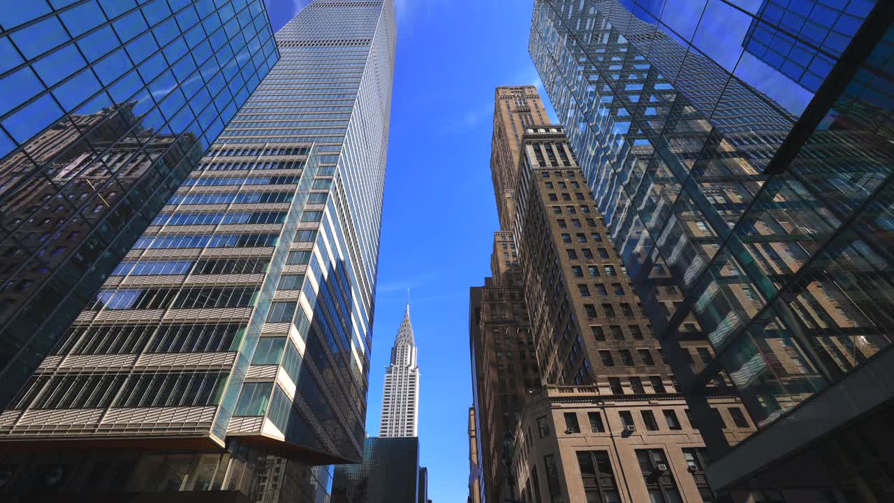 新建的One Vanderbilt Building矗立在纽约市曼哈顿中城视频素材