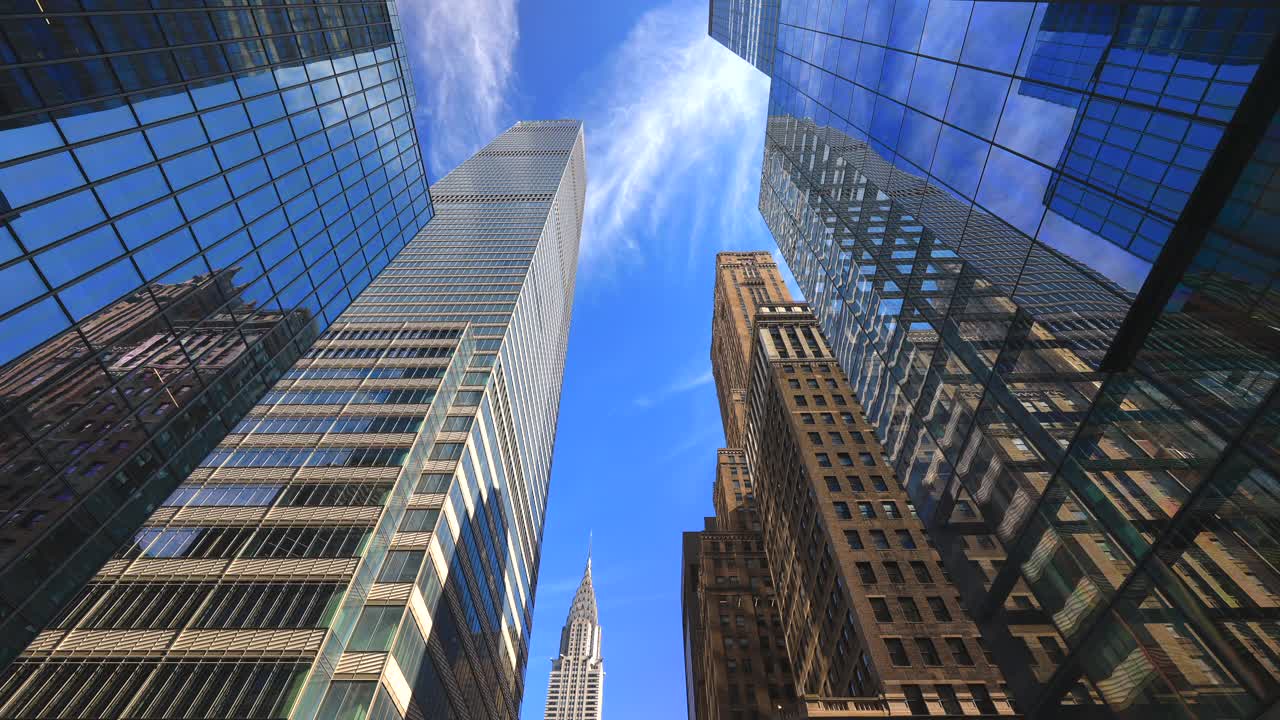 新建的One Vanderbilt Building矗立在纽约市曼哈顿中城视频素材