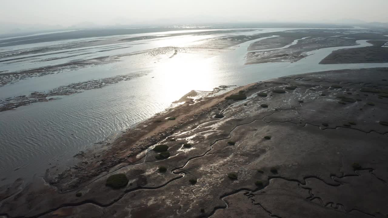 空中海滩视频素材