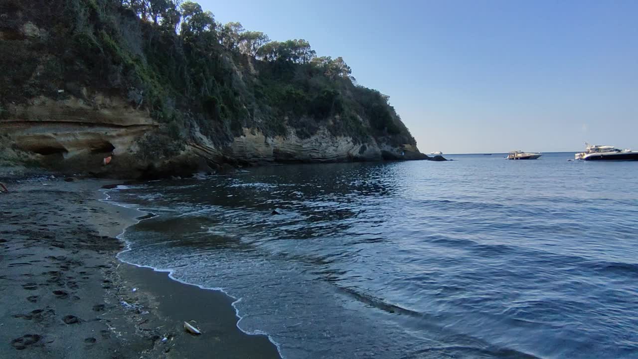 Procida -从Postino海滩的概述视频素材