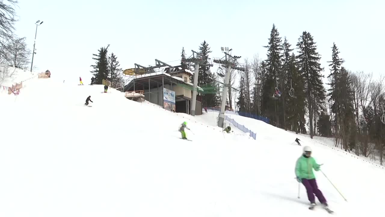 滑雪视频素材