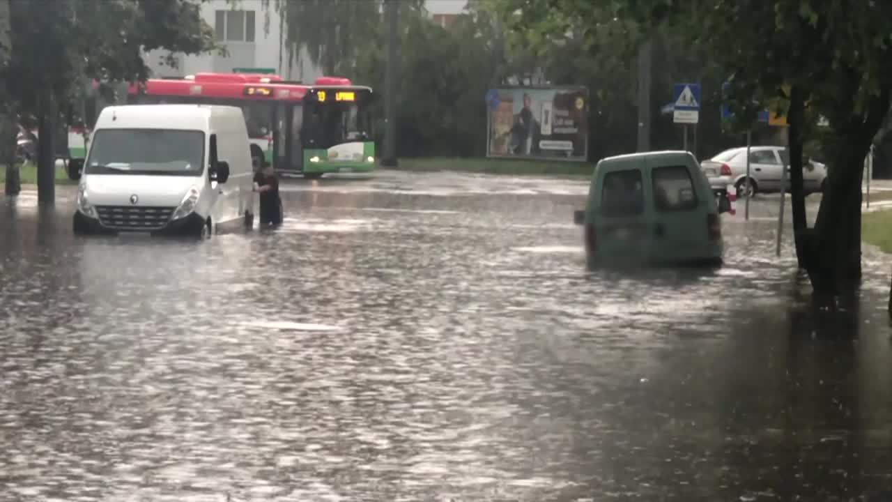 淹没了街道视频素材