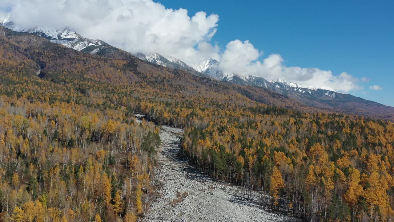 Tunkinskaya Valley Buryatia报道视频素材