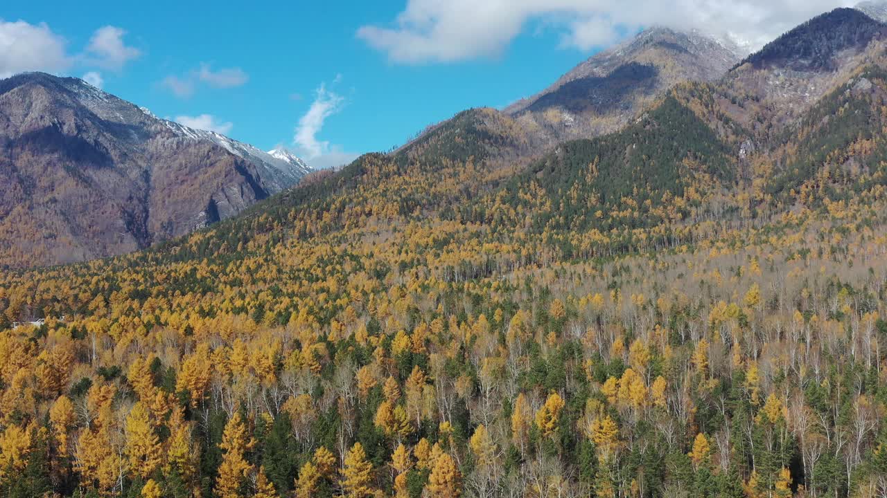 Tunkinskaya Valley Buryatia报道视频素材