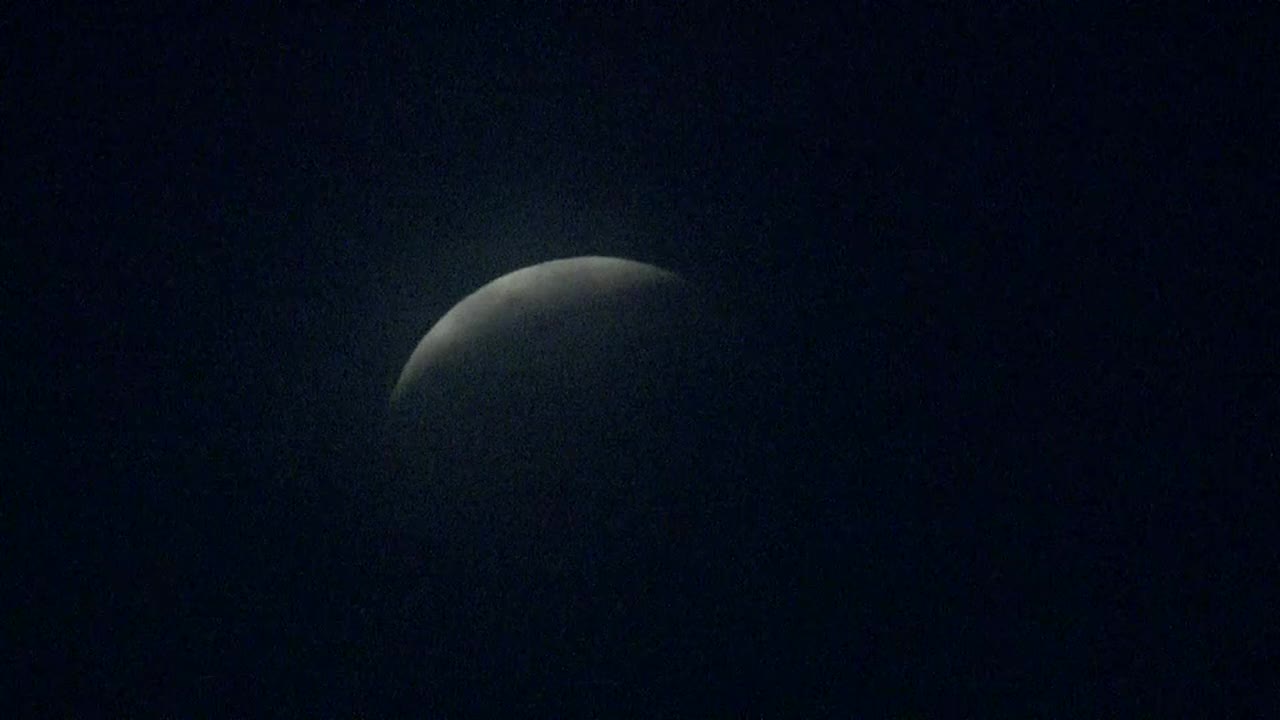 超级血月日全食，日本北海道视频素材