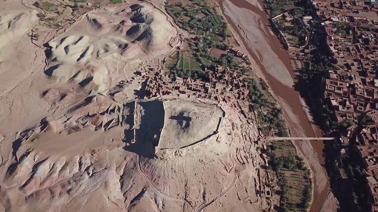 Kasbah Ait Ben Haddou，摩洛哥视频素材