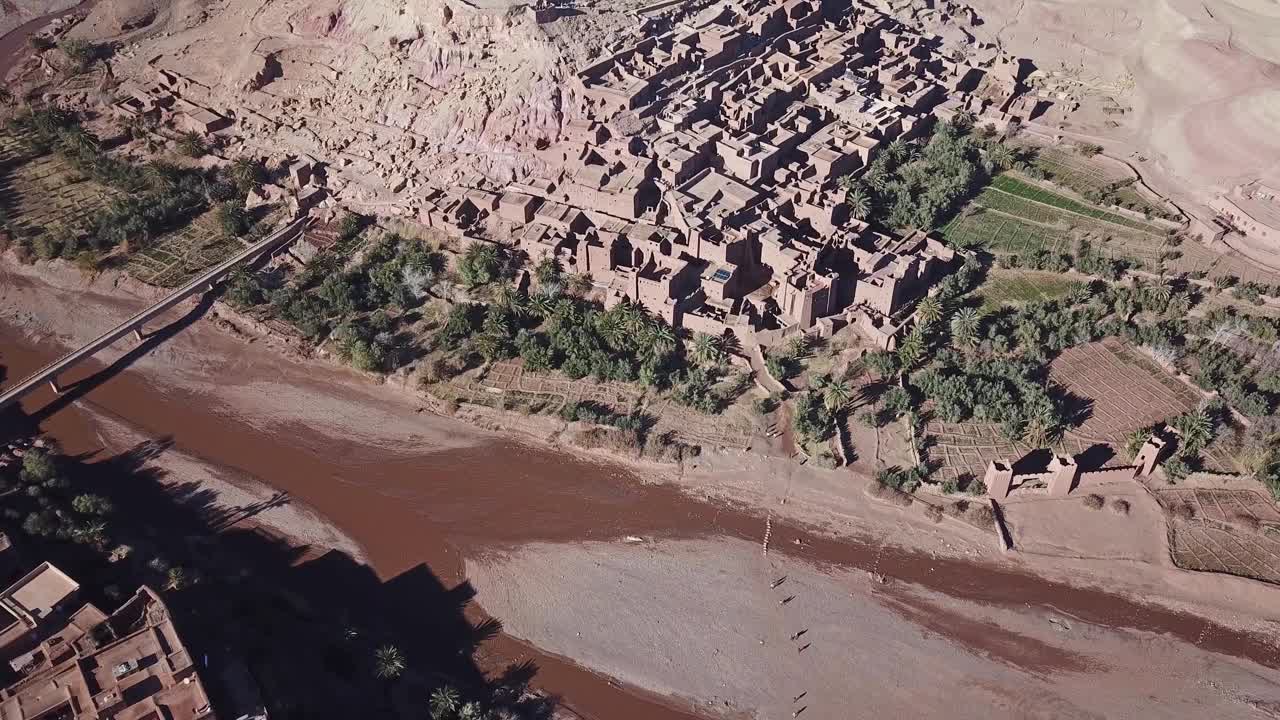 Kasbah Ait Ben Haddou，摩洛哥视频素材