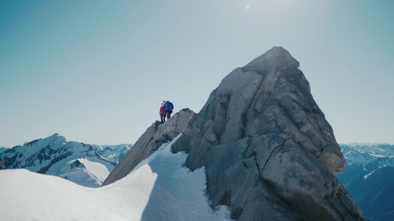 登山者视频素材