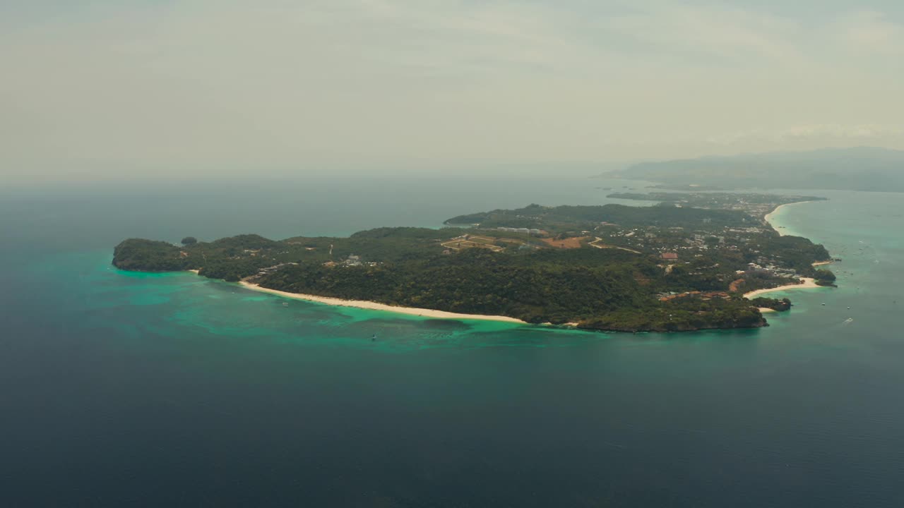 热带岛屿，沙滩，长滩，菲律宾视频素材