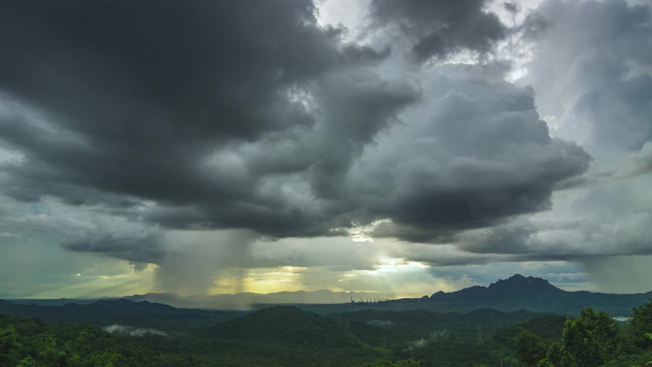 雷暴视频素材