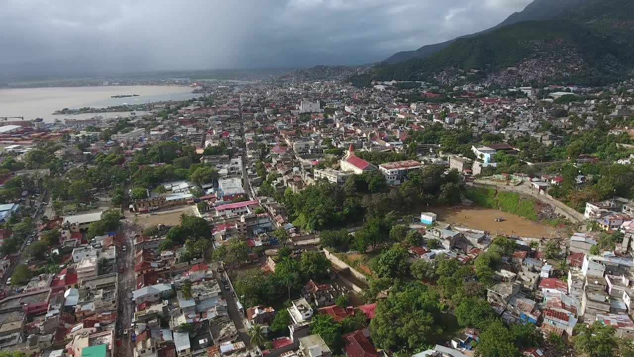 海地角鸟瞰图视频下载