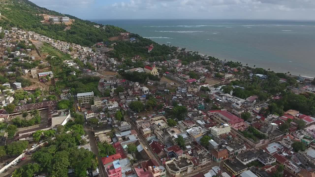 海地角鸟瞰图视频下载