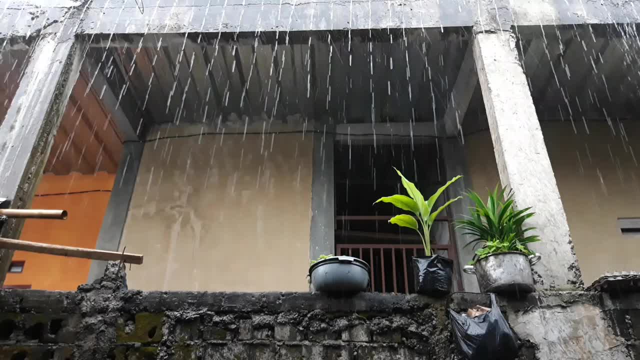 雨滴视频素材