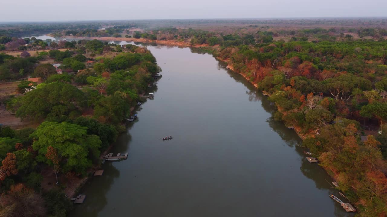 -巴西Cuiaba River - Pantanal视频素材