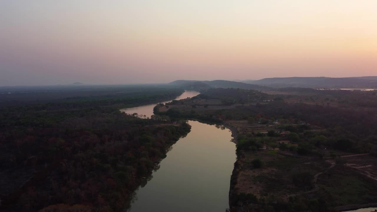 -巴西Cuiaba River - Pantanal视频素材