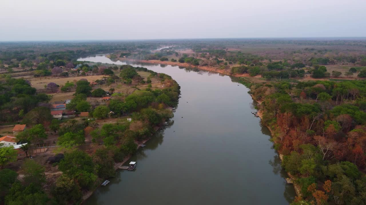 -巴西Cuiaba River - Pantanal视频素材