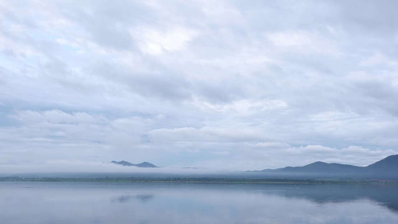 天空多云美丽的大自然。视频素材