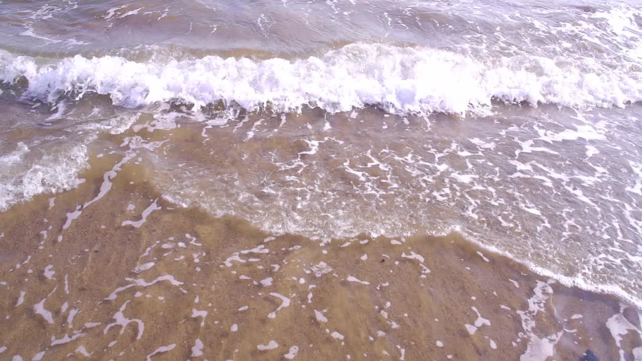 海边海滩的美丽景色视频素材