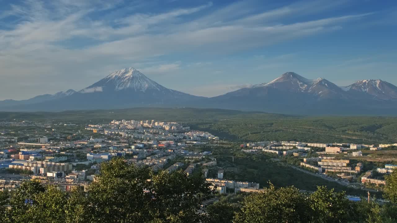 堪察加半岛的彼得罗巴甫洛夫斯克视频素材