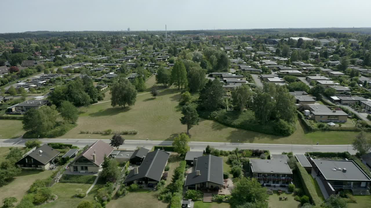 住宅小区鸟瞰图视频素材