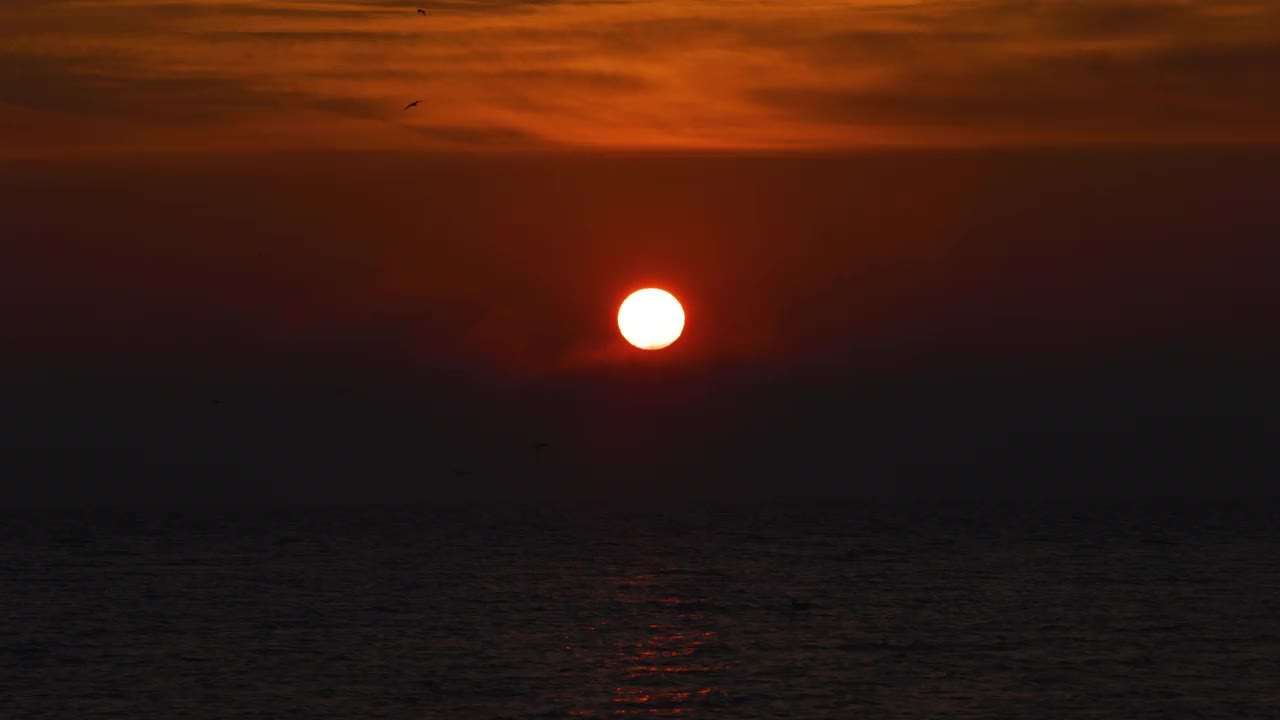 海上日出视频素材