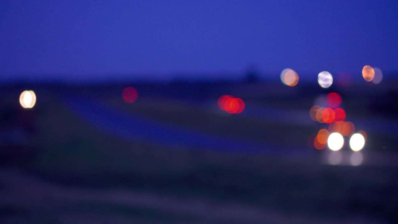 抽象散景背景在夜间视频素材