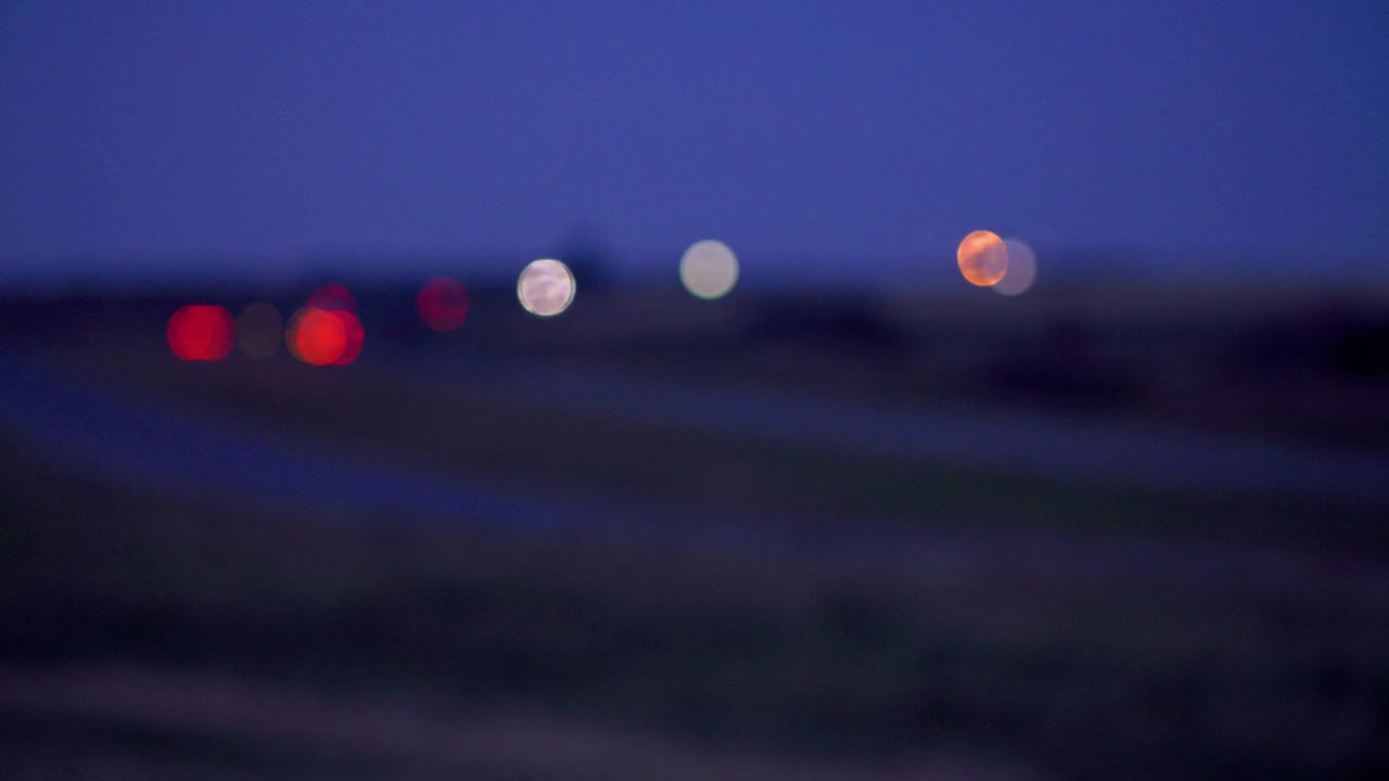 抽象散景背景在夜间视频素材