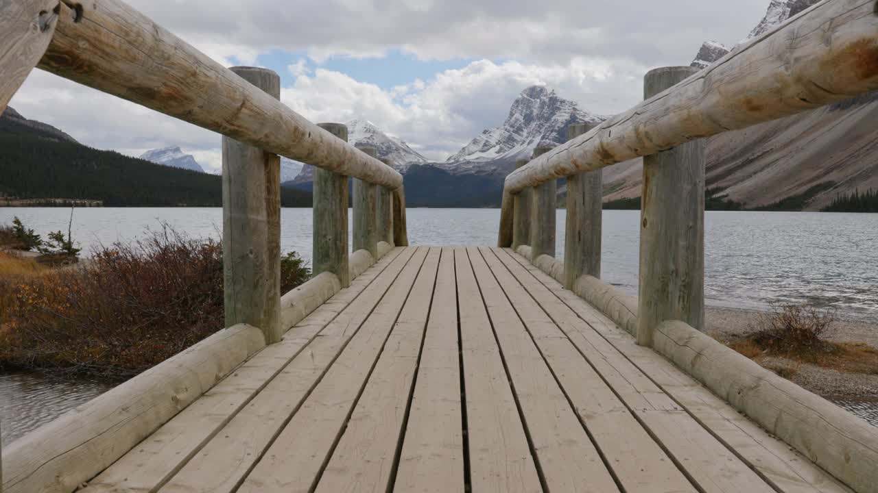 弓湖的美丽景色视频素材