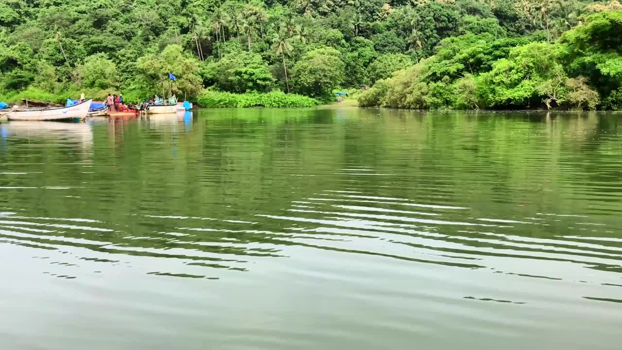 Palolem海滩,果阿视频素材