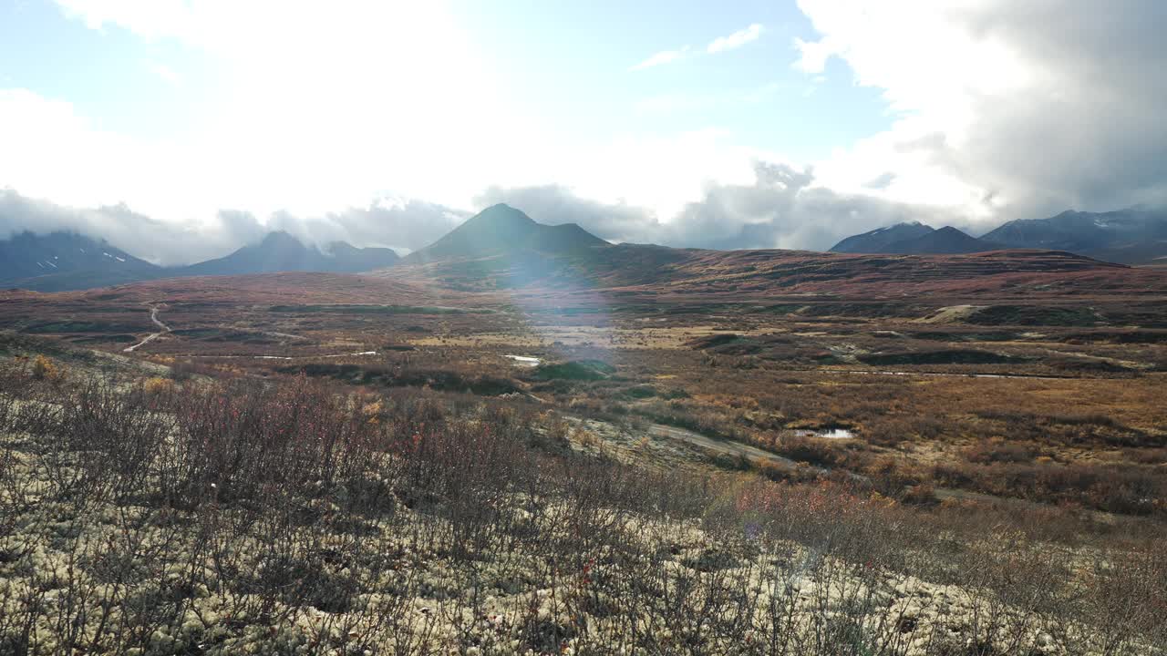 加拿大北部美丽的风景视频素材