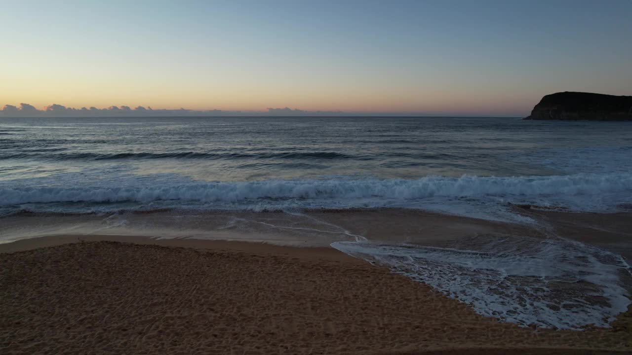 空中日出海景视频素材